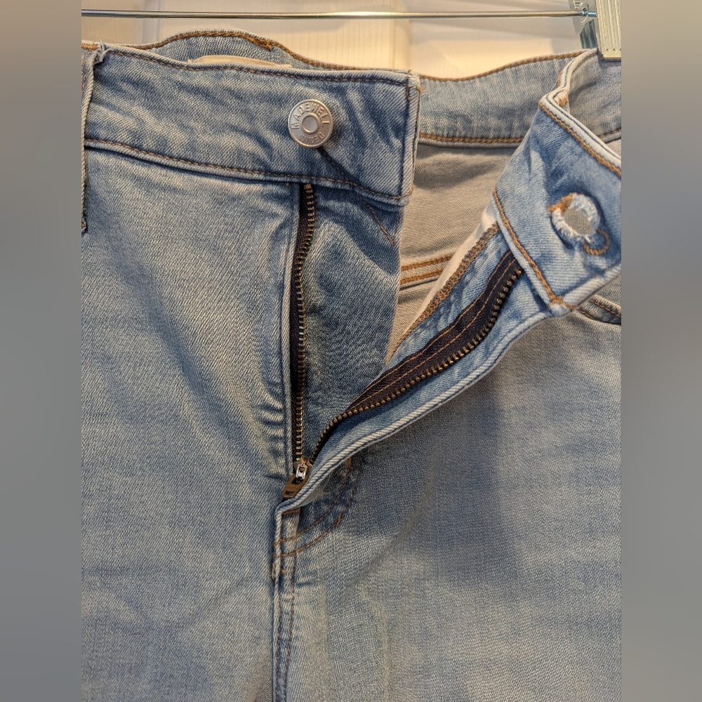 Madewell Midrise Stovepipe Stonewash Blue Denim Jeans Size 20W GUC - Picture 7 of 16